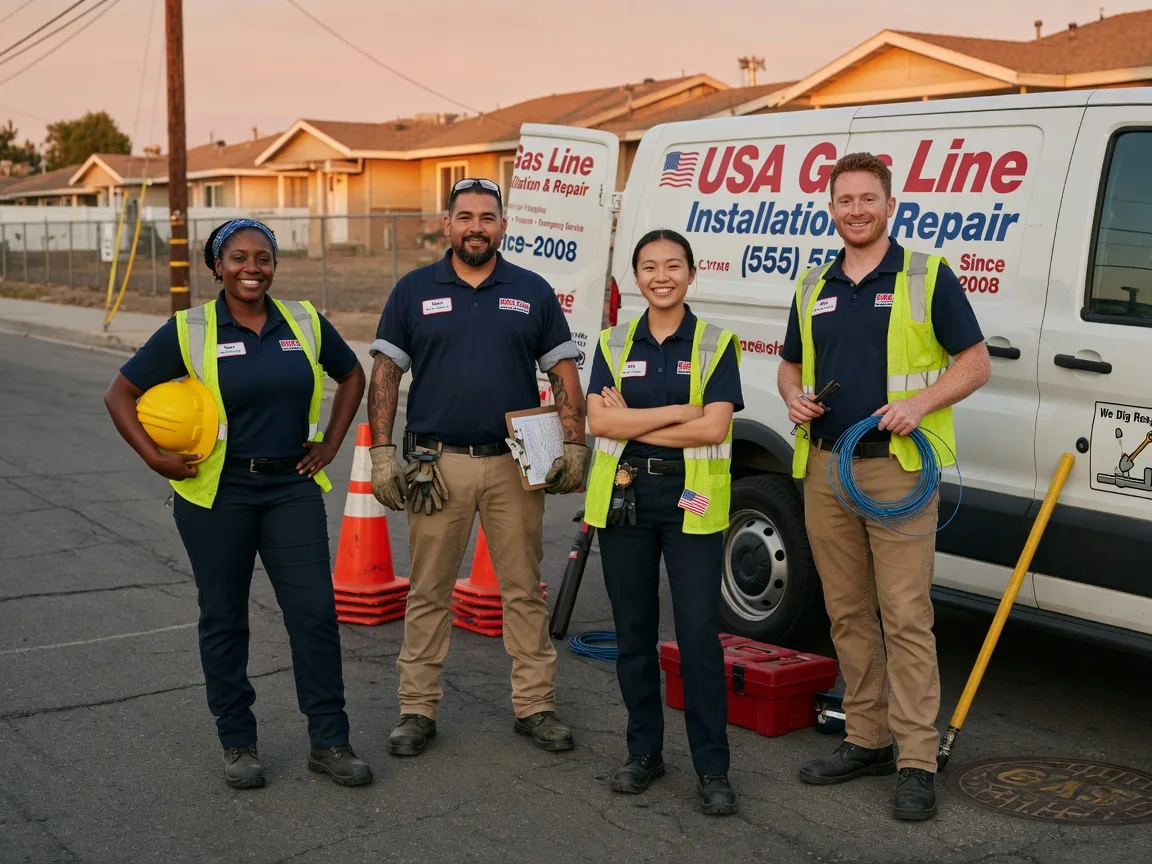 Gas Line Installation company in Leedey, OK